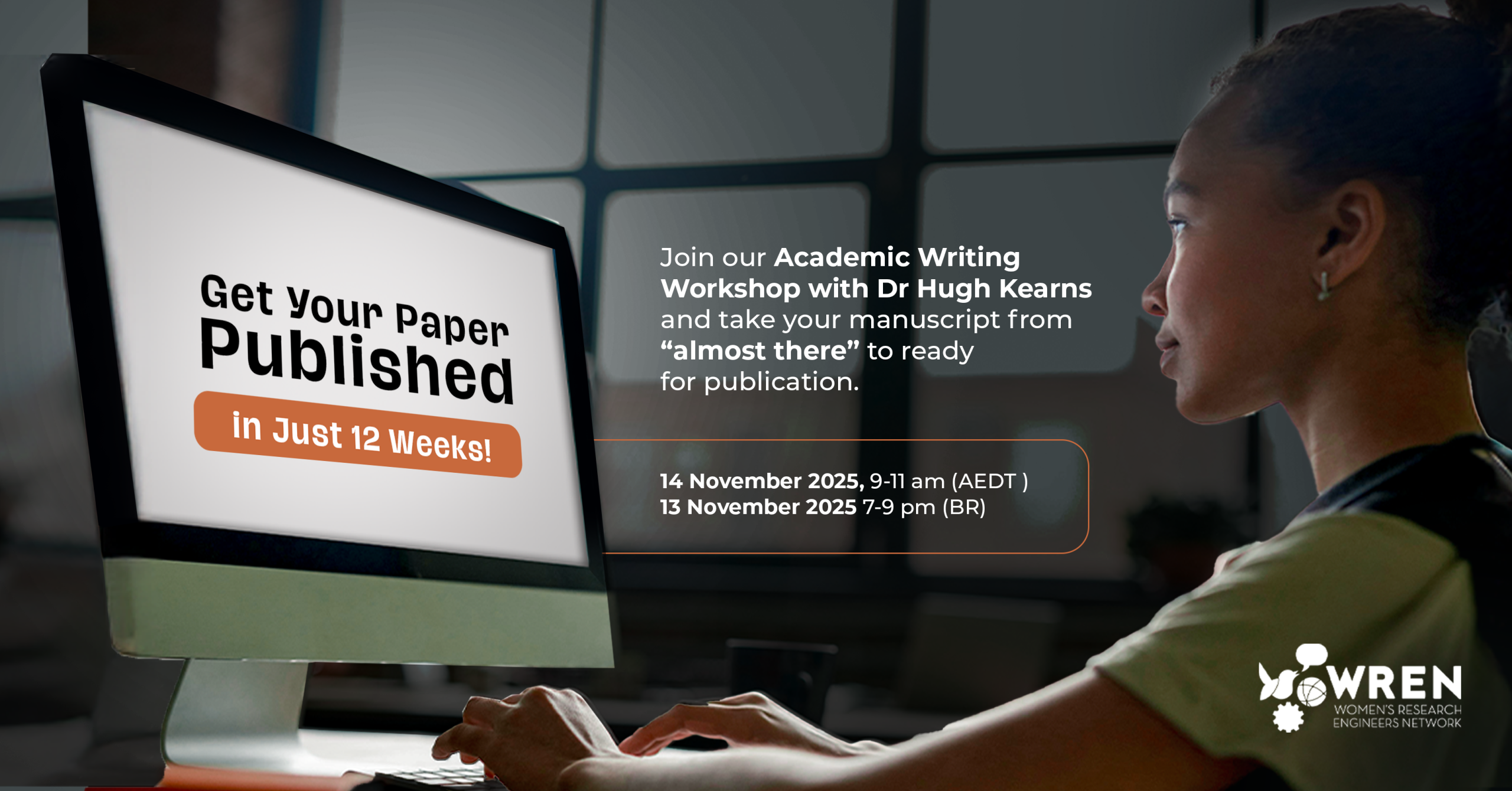Academic Writing Workshop with Dr. Hugh Kearns
